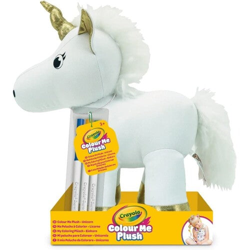 2017709 COLOR & PLUSH UNICORNO COLORABILE CON 3 PENNARELLI
