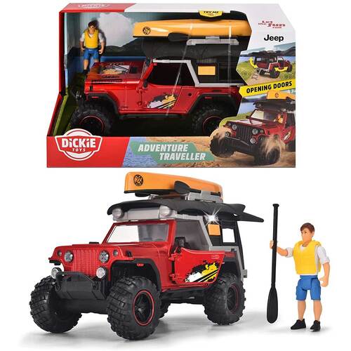 203834008 Auto Adventure Traveller 1:24 con personaggio