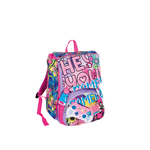 SCUOLA 20C202315_356 ZAINO SDOPP.BIG SJ GANG GLEAMLED GIRL OFFERTA!