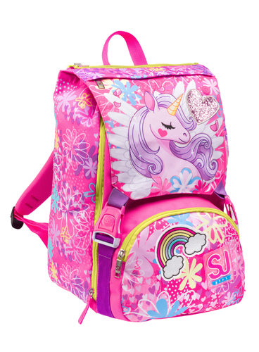 SCUOLA 20C202411-379 ZAINO SDOPP.BIG SJ GANG UNICORN LED GIRL