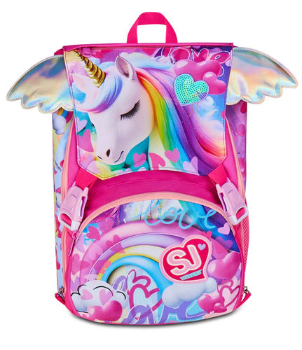 SCUOLA 20C202521-382 ZAINO SDOPP.BIG SJ GANG FLYUNICORN GIRL