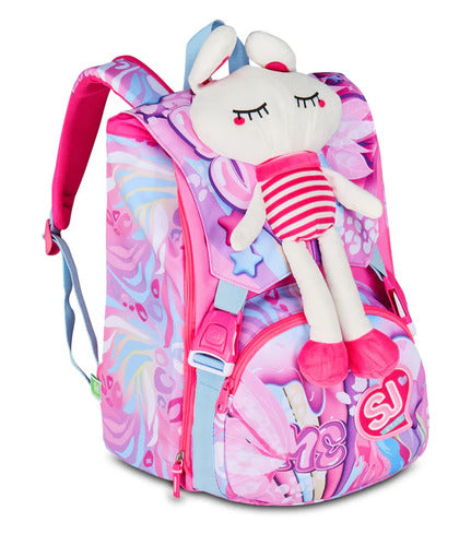 SCUOLA 20C202533-3D9 ZAINO SDOPP.BIG SJ GANG PLUSHY RABBIT