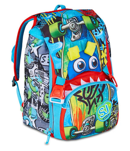 SCUOLA 20C202538-427 ZAINO SDOPP.BIG SJ GANG SHARKY SKATE