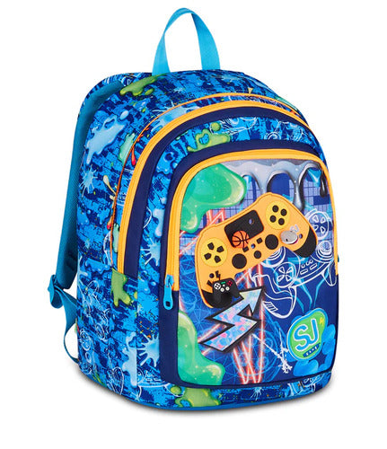 SCUOLA 20C202619-574 ZAINO ADVANCED SJ GANG JOYFUL PINS BOY