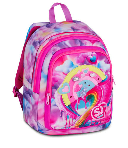 SCUOLA 20C202622-382 ZAINO ADVANCED SJ GANG JOYFUL PINS GIRL