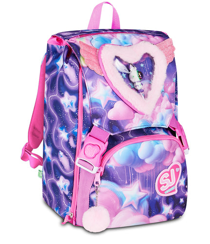 SCUOLA 20C202641-379 ZAINO SDOPP.BIG SJ GANG FLUFFY PINK GIRL