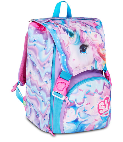 SCUOLA 20C202653-3E2 ZAINO SDOPP.BIG SJ GANG GLOW LED UNICORN GIRL