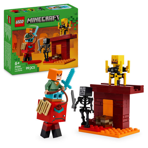 Lego Mnecraft 21266 Battaglia sul ponte del Nether