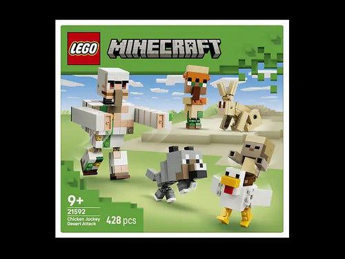 Lego Minecraft 21592 Attacco nel deserto del fantino di polli