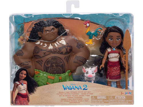237554-VAI Oceania 2 bambole petite 15 cm Vaiana e Maui set