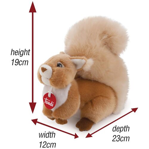 24224 Peluche scoiattolo Ginger - taglia S
