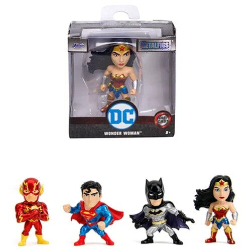 253250002 Minifigure Metalfigs DC singolo 6,5cm, 4 varianti
