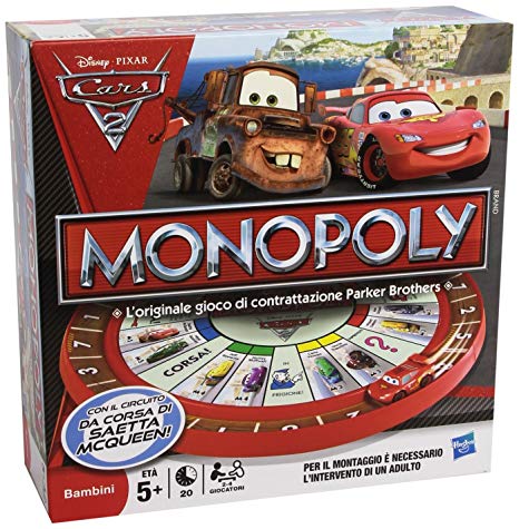 GIOCO DI SOCIETA' 27810 MONOPOLY CARS 2