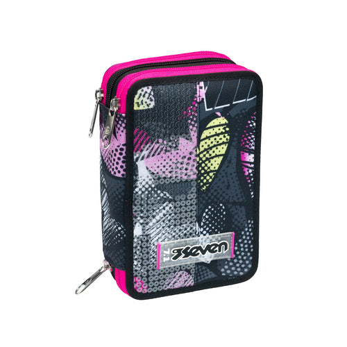 SCUOLA 300102341_429 ASTUCCIO 3 ZIP SEVEN KIDDIE CRUSH
