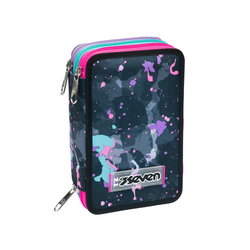 SCUOLA 300102351_414 ASTUCCIO 3 ZIP SEVEN FLUO STRING GIRL