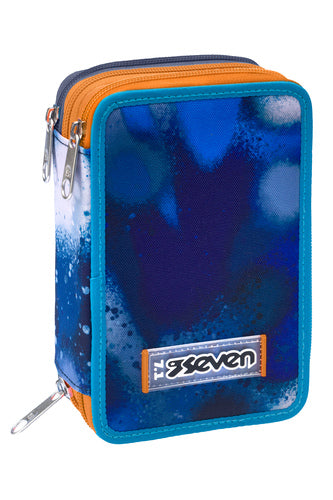 SCUOLA 300102434-550 ASTUCCIO 3 ZIP SEVEN RETROCOLOR