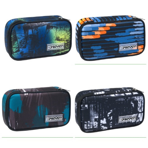 SCUOLA 300102444-000 ASTUCCIO QUICK CASE SEVEN FREETHINK BOY,ASST.
