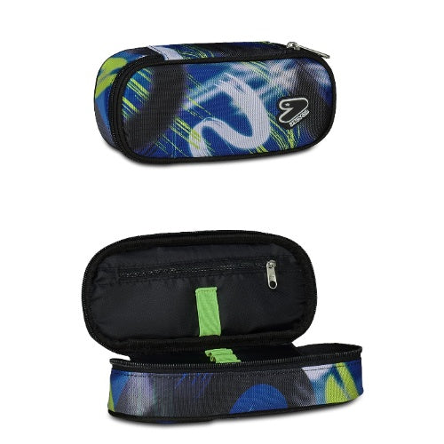 SCUOLA 300102503-550 PENCIL BAG ROUND PLUS SEVEN COLR MARK BOY