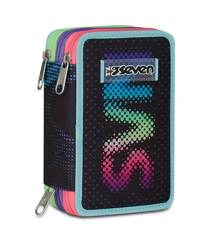 SCUOLA 300102557-899 ASTUCCIO 3 ZIP SEVEN OTICAL SHADE GIRL