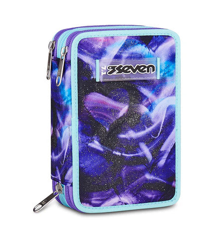 SCUOLA 300102646-318 ASTUCCIO 3 ZIP SEVEN LOVEPASS
