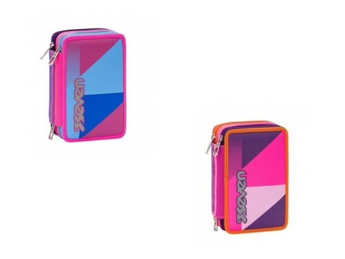SCUOLA 301011631_000 ASTUCCIO 3 ZIP SEVEN PSYCHEDELIC GIRL SINGOLO