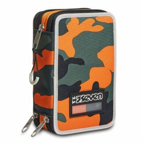 SCUOLA 301012201_630 ASTUCCIO 3 ZIP SEVEN CAMOUPIX BOY