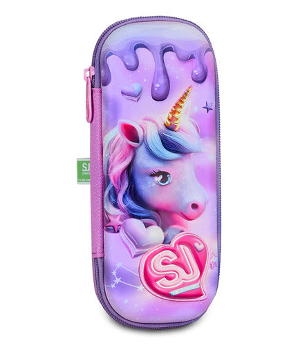 SCUOLA 30C202605-376 BUSTINA 3D SJ GANG PIXIE UNICORN