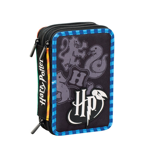 SCUOLA 30G602400-899 ASTUCCIO 3 ZIP HARRY POTTER