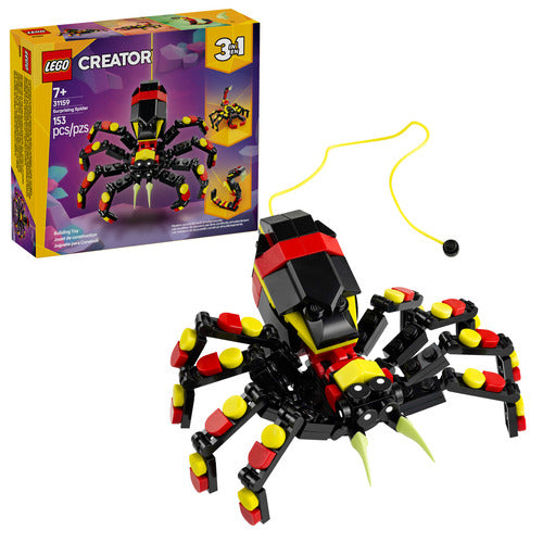 Lego Creator 31159 animali selvatici: ragno trasformista