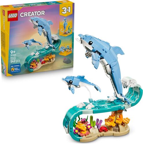 Lego Creator 31385 Animali marini: meravigliosi delfini