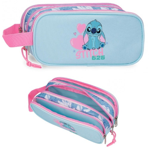 TEMPO LIBERO 320024407031 POCHETTE 3 SCOMPARTI STITCH HERATS