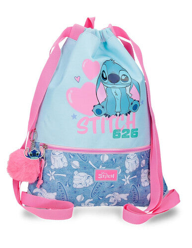 TEMPO LIBERO 320024502031 SACCA GYM STITCH HEARTS