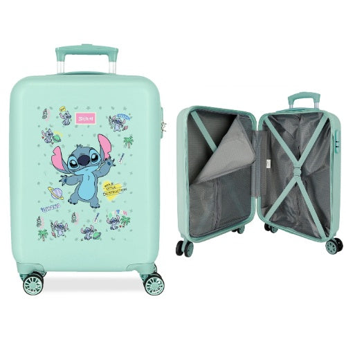 TEMPO LIBERO 340064100035 TROLLEY ABS 55CM STITCH LITTLE DISTRUCTION