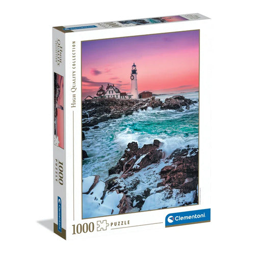37105 PUZZLE 1000 HQC First Snow at Portland Head
