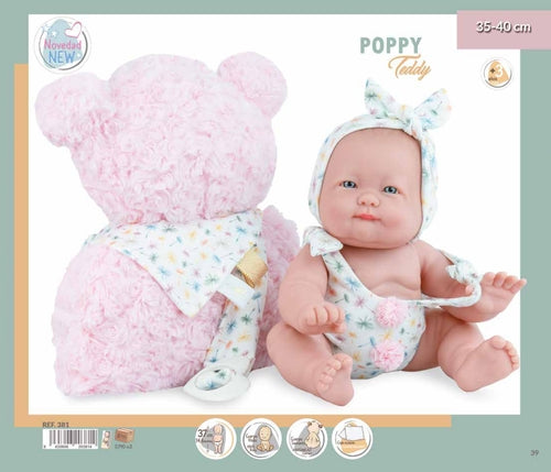 381 BAMBOLA POPPY TEDDY 35-40CM