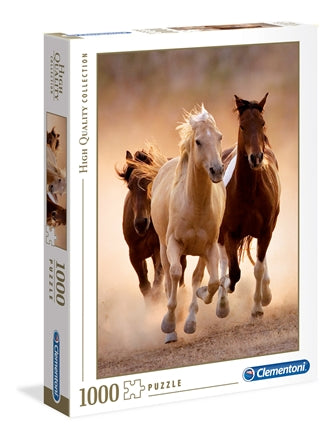 39168 PUZZLE 1000 RUNNING HORSES