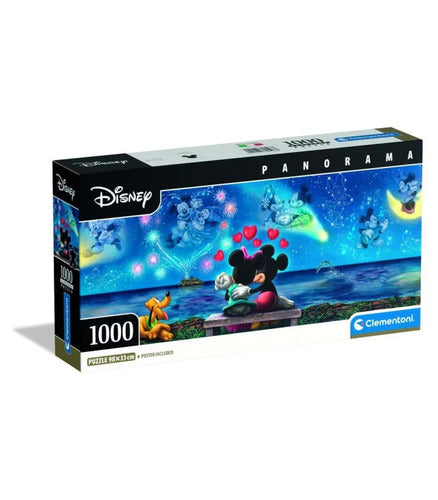 39503 PUZZLE 1000 PANORAMA MICKEY&MINNIE COMPACT