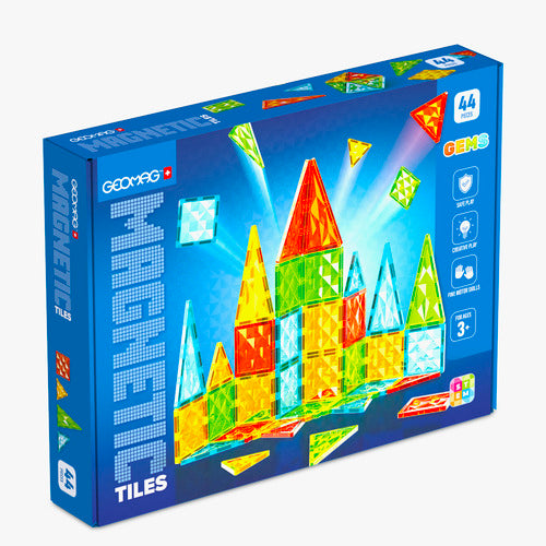 4102  Costruzioni Geomag Magnetic Tiles Gems 44
