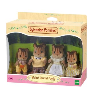 SYLVANIAN FAMILIES 4172 Famiglia Scoiattolo Nocciola