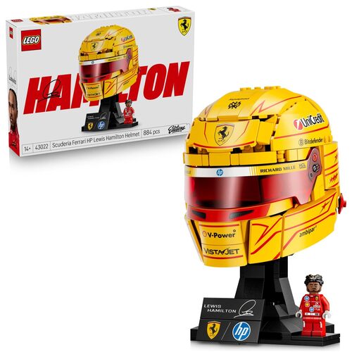 Lego Editions 43022 Casco di Lewis Hamilton Scuderia Ferrari HP