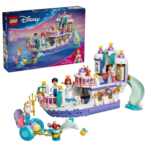 Lego Disney Princess 43299 La barca nuziale di Ariel