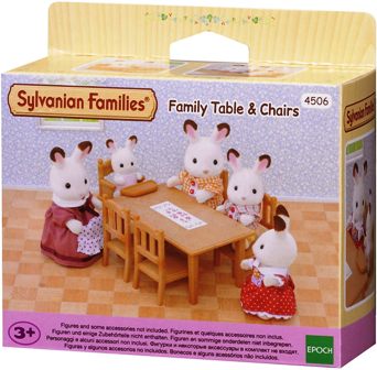 SYLVANIAN FAMILIES 4506 SET TAVOLO + SEDIE
