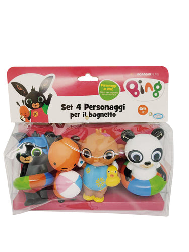 48701 BING - SET 4 PERSONAGGI PER IL BAGNETTO