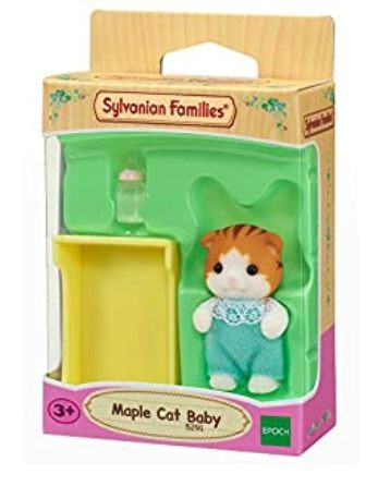 SYLVANIAN FAMILIES 5291 BEBE' GATTO COLOR ACERO