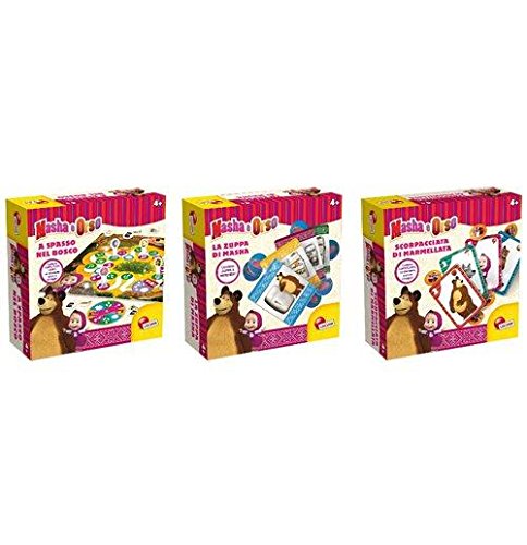 EDUCATIVO 53896 MASHA MINI-GIOCHI SINGOLO,3 VARIANTI
