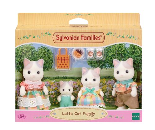 SYLVANIAN FAMILIES 5738 FAMIGLIA GATTO LATTE