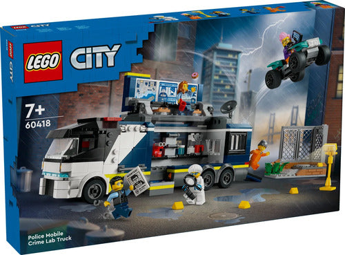 Lego City 60418 Camion laboratorio mobile della polizia