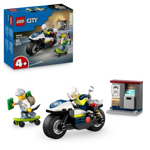 Lego City 60455 Inseguimento della moto della polizia