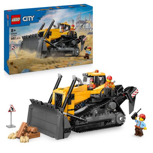 Lego City 60466 Bulldozer giallo