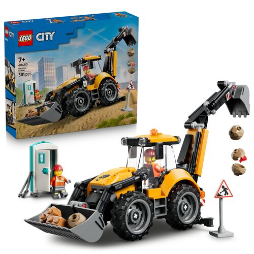 Lego City 60480 Scavatrice da cantiere gialla